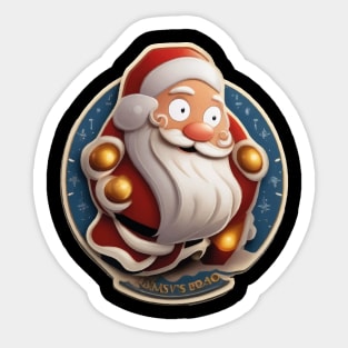 Santa Claus Christmas Sticker